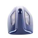 Solar Colorful Light Anti Collision Shark Fin Car Taillight LED Flash Warning Light Caution Light(Dark Blue)