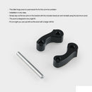 OT243 2 PCS Aluminum Alloy Window Latch Hinge Pivot for 95-04 Tacoma 00-06 Tundra Rear Quarter BL