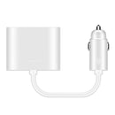 Original Xiaomi ROIDMI 2 in 1 120W 10A Car Cigarette Lighter + Dual USB Port Quick Charge Car Charger(White)