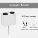 Original Xiaomi ROIDMI 2 in 1 120W 10A Car Cigarette Lighter + Dual USB Port Quick Charge Car Charger(White)