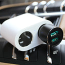 Original Xiaomi ROIDMI 2 in 1 120W 10A Car Cigarette Lighter + Dual USB Port Quick Charge Car Charger(White)
