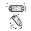 10 PCS Car Truck Trailer Piranha LED Side Marker Indicator Lights Bulb Lamp(White Light)