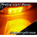 10 PCS DC 10-30V Car Truck Trailer Piranha 3-LED Side Marker Indicator Lights Bulb Lamp, Light Color: Yellow