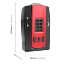 M7 360 Degrees Full-Band Scanning Car Speed Testing System Radar Laser Detector, Support English & Russian Voice Broadcast(Red+Black)