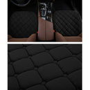 3 PCS / Set Luxurious Warm Car Seat Cover Cushion Universal Front Back Seat Covers Car Non-slip Chair Pad Warm Car Mats No Back Plush Cushion(Black)