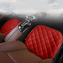 3 PCS / Set Luxurious Warm Car Seat Cover Cushion Universal Front Back Seat Covers Car Non-slip Chair Pad Warm Car Mats No Back Plush Cushion(Red)