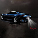 Car CREE LED 3W Driving Safety Aviation Aluminum Material Cover Waterproof Anti-collision Logo LED Projector for KIA Brand Car Logo Light DC 8-36V, Wire Length: 90cm(Red Light)