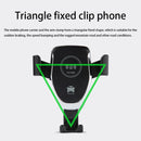 Car Air Outlet Bracket Wireless Charger Qi Standard Wireless Charger(Black)