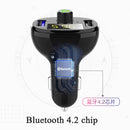 BT23 Wireless Car FM Transmitter QC 3.0 Quick Charge, Support USBx2 / Hands-free Calling(Black)