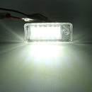 2 PCS License Plate Light with 18 SMD-3528 Lamps for Audi