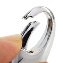 Car Metal Key Holder With Two Rings(Black)