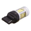 2 PCS 7440 10W 1080LM White Light 72 LED SMD 4014 Canbus Car Brake Light Tail Light Bulb, DC 12V