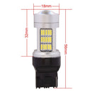 2 PCS 7440 10W 1080LM White Light 72 LED SMD 4014 Canbus Car Brake Light Tail Light Bulb, DC 12V