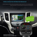 805E Dual USB Charging Bluetooth FM Transmitter MP3 Music Player Car Kit, Support Hands-Free Call & Read TF Card / U Disk Music(Black)