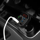 805E Dual USB Charging Bluetooth FM Transmitter MP3 Music Player Car Kit, Support Hands-Free Call & Read TF Card / U Disk Music(Black)