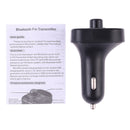 805E Dual USB Charging Bluetooth FM Transmitter MP3 Music Player Car Kit, Support Hands-Free Call & Read TF Card / U Disk Music(Black)