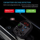 805E Dual USB Charging Bluetooth FM Transmitter MP3 Music Player Car Kit, Support Hands-Free Call & Read TF Card / U Disk Music(Black)
