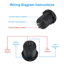 B3613 IP67 Waterproof Car Modification 4.5-30V Voltmeter + Ammeter