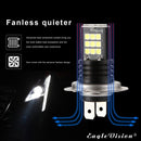 2 PCS EV11 H7 DC9V-30V 5W 6000K 400LM Car LED Fog Light 24LEDs SMD-3030 Lamps
