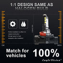 2 PCS EV11 H8 / H9 / H11 DC9V-30V 5W 6000K 400LM Car LED Fog Light 24LEDs SMD-3030 Lamps