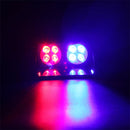 S8 8 LEDs 8W High Power Suction Cup Car Strobe Light Warning Light (Red to white)