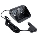 S8 8 LEDs 8W High Power Suction Cup Car Strobe Light Warning Light (White)