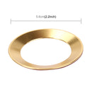 Car Aluminum Steering Wheel Decoration Ring For Volkswagen(Gold)