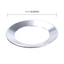 Car Aluminum Steering Wheel Decoration Ring For Volkswagen(Silver)