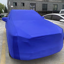 Anti-Dust Anti-UV Heat-insulating Elastic Force Cotton Car Cover for SUV, Size: XL, 5.05m~5.35m (Blue)