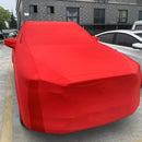 Anti-Dust Anti-UV Heat-insulating Elastic Force Cotton Car Cover for SUV, Size: XL, 5.05m~5.35m (Red)