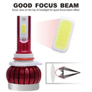 2 PCS FS35 9005 DC9-36V / 24W / 8000K / 3000LM IP68 Car / Motorcycle LED Headlight Lamps / Fog Light(Ice Blue Light)