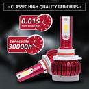 2 PCS FS35 9005 DC9-36V / 24W / 8000K / 3000LM IP68 Car / Motorcycle LED Headlight Lamps / Fog Light(Ice Blue Light)