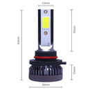2 PCS 9005 DC9-36V / 36W / 3000K / 6000LM IP68 Car / Motorcycle Mini COB LED Headlight Lamps / Fog Light(Gold Light)