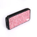 Car Seat Belts Crystal Clip Fixer Tightening Regulator (Pink)