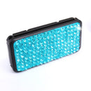 Car Seat Belts Crystal Clip Fixer Tightening Regulator (Blue)