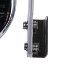 Vehicle Front Blind Area Wide-angle Adjustable Left Side Observation Mirror(Silver)