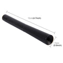 Carbon Fiber Aluminum Short Antenna Polished Universal Screws Base(Big Size)(Black)