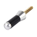 Carbon Fiber Aluminum Short Antenna Polished Universal Screws Base(Small Size)(Silver)