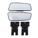 2 PCS SHUNWEI SD-2407 Adjustable Car Blind Spot Mirror Rear View Mirror Decoration With Double-sided Adhesive Rearview Mirror 360 Degree Rotate