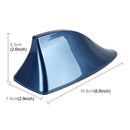 Universal Car Antenna Aerial Shark Fin Radio Signal For Auto SUV Truck Van(Blue)