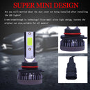 2 PCS 9006 DC9-36V / 36W / 8000K / 6000LM IP68 Car / Motorcycle Mini COB LED Headlight Lamps / Fog Light(Ice Blue Light)