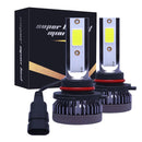 2 PCS 9006 DC9-36V / 36W / 3000K / 6000LM IP68 Car / Motorcycle Mini COB LED Headlight Lamps / Fog Light(Gold Light)