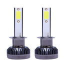 2 PCS H1 DC9-36V / 36W / 3000K / 6000LM IP68 Car / Motorcycle Mini COB LED Headlight Lamps / Fog Light(Gold Light)