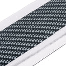 Universal Electroplate Carbon Fibre Car Door Threshold Decoration Strip Decorative Sticker, Size : 3CM x 2M (Silver)