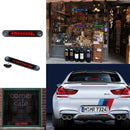 DC 12V Car LED Programmable Showcase Message Sign Scrolling Display Lighting Board with Remote Control