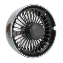Portable Car Electric Cooling Fan with Base(Black)