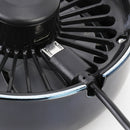 Portable Car Electric Cooling Fan with Base(Black)