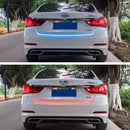 1.5m Car Auto Waterproof Universal Four Color Rear Flowing Light Tail Box Lights with Tail Light Controller, Ice Blue Light Driving Light, White Light Reversing Light, Red Light Brake Light, Yellow Light Turn Signal Light, LED Lamp Strip Tail Decoration