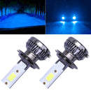 2 PCS H7 DC9-36V / 36W / 8000K / 6000LM IP68 Car / Motorcycle Mini COB LED Headlight Lamps / Fog Light(Ice Blue Light)
