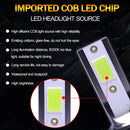 2 PCS H7 DC9-36V / 36W / 8000K / 6000LM IP68 Car / Motorcycle Mini COB LED Headlight Lamps / Fog Light(Ice Blue Light)